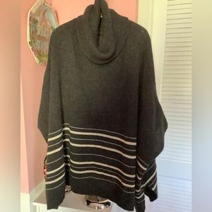 360 Cashmere tneck sweater lg -plus size EUC thick cashmere amazing